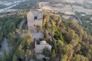 Fotografia aèria del Castell de Balsareny